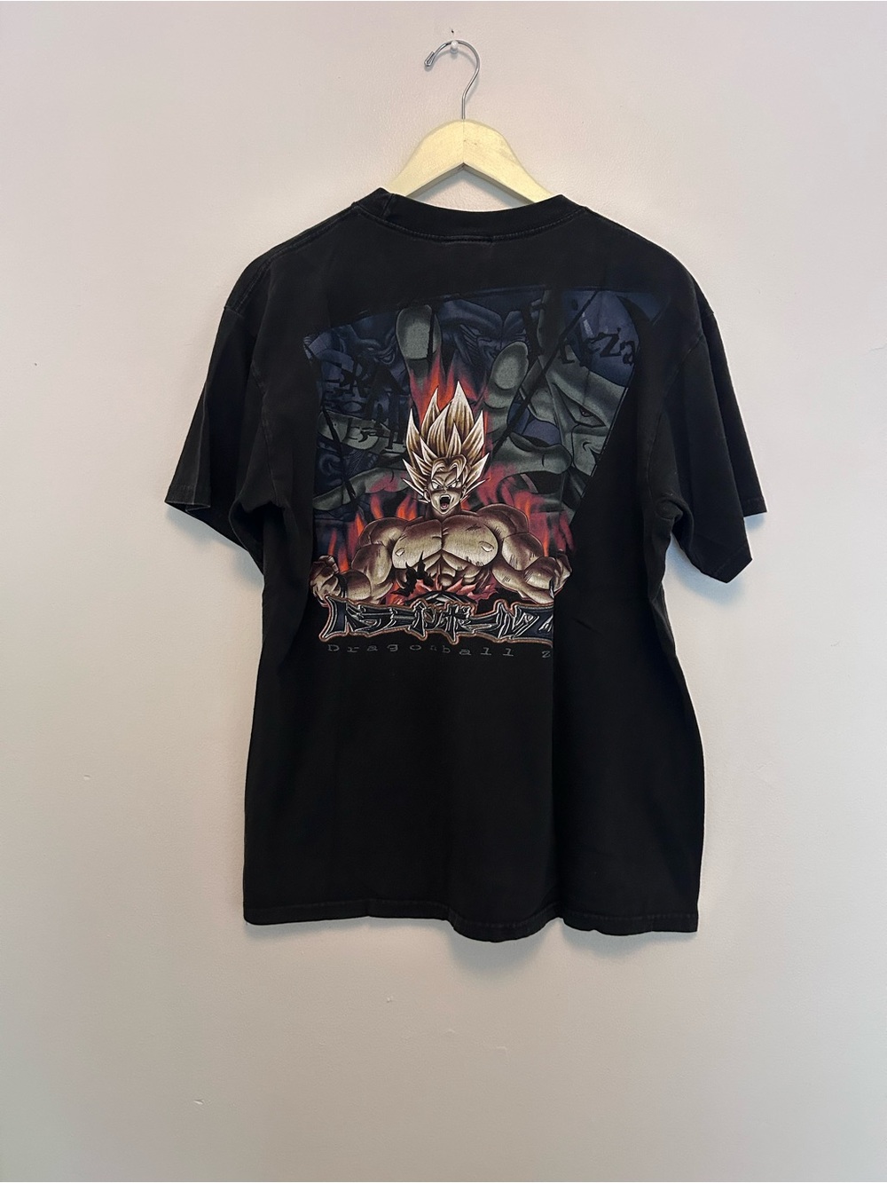 Vintage 2000 Dragonball Z Black Frieza Goku Anime Manga T Shirt Rare Large - Picture 3 of 5